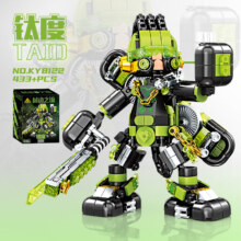 开智 夜光版机器人机械之流 战神钛度