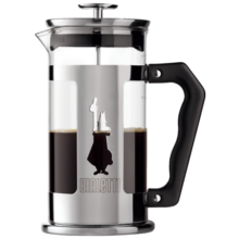 比乐蒂（Bialetti）法压壶咖啡壶不锈钢法式过滤杯手冲家用泡茶咖啡器具 logo款 350ml