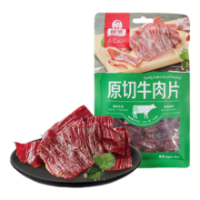 PLUS会员、百亿补贴：母亲 原切牛肉片 原味40g