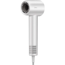 美的（Midea）高速吹风机 家用吹风筒 大风力速干 39亿等离子护发 杀菌除螨电吹风FG208-流光白 节日礼物推荐