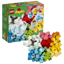 乐高（LEGO）积木玩具 得宝大颗粒系列 防吞咽 10909心形创意盒 1岁+ 儿童礼物
