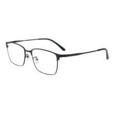依视路（ESSILOR） 新款商务男镜架时尚镜框女配依视路镜片近视定制眼镜网上配镜 金属-全框-2056SV-银色 镜框+依视路A4防蓝光1.56现片