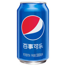 88VIP会员：百事 可乐 碳酸饮料330ml*24罐整箱（包装随机）