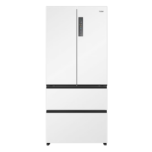 Haier【新品零距离嵌入式】海尔冰箱超薄500升法式四开多门大容量双变频风冷无霜一级能效家用白色冰箱 【底部散热+EPP超净系统+干湿分储+NFC感应】