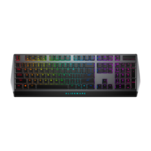 外星人（Alienware）AW510K 畅玩黑神话游戏机械键盘 有线键盘 机械矮红轴 高端电竞RGB外设 送男友送女友 黑色