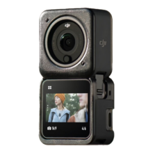 再降价、20点：大疆DJI Action 2 双屏套装（128GB) 灵眸运动相机 小型便携式手持防水防抖vlog相机 磁吸骑行摄像机