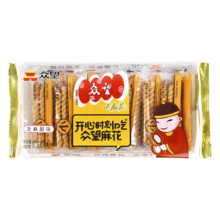 众望 小麻花 芝麻甜味麻花 312g/袋