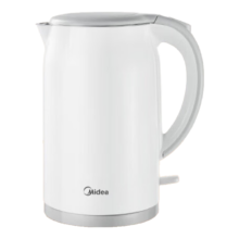 PLUS会员、限地区：Midea 美的 316L不锈钢电水壶1.7L 自动断电 SH17M301PRO