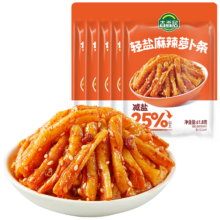 吉香居 轻盐麻辣萝卜条 61.8g*5包*3件