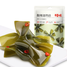 PLUS会员:百草味 酸辣海带结 100g＊3件