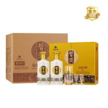 百亿补贴：习酒 贵州习酒 金质(第四代)500ml*2瓶*3盒礼盒整箱装 53度酱香型白酒