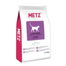 玫斯（metz）全价猫粮 营养鲜食系列成幼年期猫粮布偶英美短蓝橘猫通用主食 成猫粮5kg