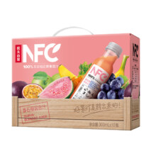 88VIP、农夫山泉100%NFC果汁300ml*10瓶