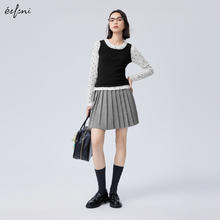 伊芙丽 miu系波点百搭正肩T恤打底衫女，反季清仓，（17号晚八点5折开抢）