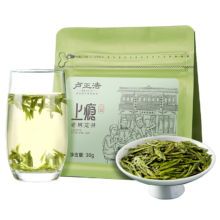 PLUS会员、京东试用:卢正浩 绿茶 上瘾龙井茶叶一级 30g