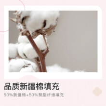 洁丽雅新疆棉花被子被胎加厚保暖冬被学生宿舍家用被芯被褥四季