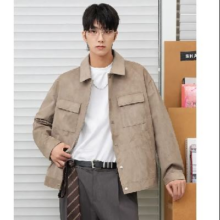 20点：gxg.jeans 男装夹克 工装外套 卡其色 S (165)