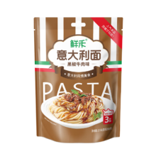 鲜禾意大利面 黑椒牛肉味255g/袋装