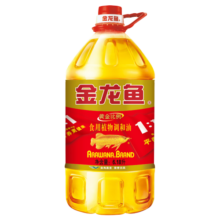 金龙鱼 食用油 黄金比例食用植物调和油6.18L
