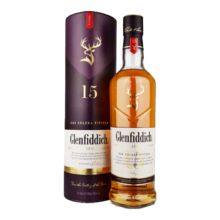 PLUS会员：格兰菲迪（Glenfiddich） 15年 单一麦芽威士忌 700ml