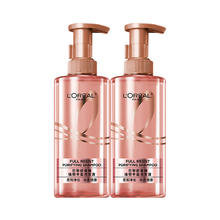 L'OREAL PARIS 欧莱雅强韧柔顺洗发露水440ml*2生姜护发素控油强韧套装