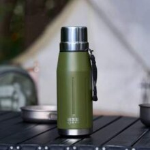 Haers 哈尔斯 征途系列 HGY-650-001-BE 子弹头316L不锈钢保温杯650mL 多色