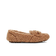 UGG 女士时尚舒适纯色平底休闲茸茸乐福鞋 1153515 栗色 38