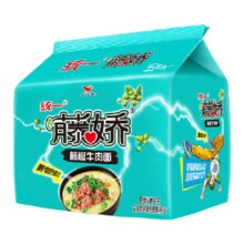 百亿补贴：统一  藤椒牛肉面  100g×5袋