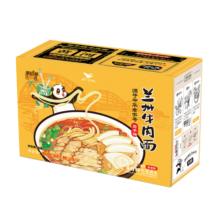那街那巷统一 兰州牛肉面速食煮面非油炸206克*3份/盒新老包装随机发货