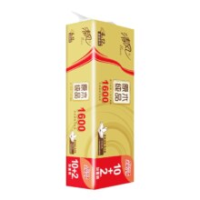 清风金无芯装卷纸加厚4层1600克
