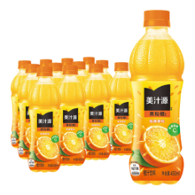 京东百亿补贴、plus会员:可口可乐（Coca-Cola）美汁源MinuteMaid果粒橙橙汁果汁饮料 450ml*12瓶 整箱装