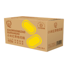 京东试用:千业小米红枣桂花糕420g 无添加0蔗糖独立包装糕点