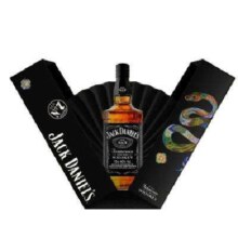 限7号：Jack Daniels 杰克丹尼 黑标 40度 调和型威士忌 700ml 蛇年礼盒装