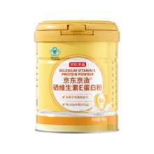 京东京造富硒乳清蛋白粉 添加维生素E纯天然奶源补充蛋白质成人中老年400g