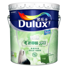 多乐士（Dulux）乳胶漆致悦竹炭抗甲醛净味五合一内墙油漆涂料防霉墙漆A8146 18L