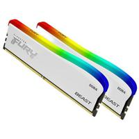 金士顿 Beast野兽系列 KF432C16BWAK2/16 DDR4 3200MHz 台式机内存 灯条 16GB 8GB*2