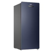海尔 Haier 风冷立式冰柜 136L 深海蓝