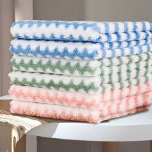 珊瑚绒抹布洗碗布家用厨房清洁布吸水珊瑚绒抹布20*20cm五条