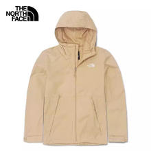 THE NORTH FACE 北面 冲锋衣男户外防风硬壳单层夹克4UDN 卡其色