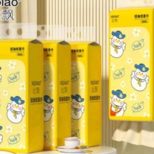 丝飘悬挂式抽纸加厚4层1000张量化活动 小鸭子上新4提装（送挂钩）