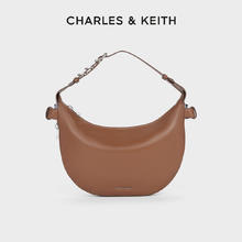 CHARLES & KEITH CHARLES&KEITH春季女包CK2-40671621柔软多用拉链手提单肩新月包