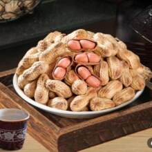 汴都铺子炒花生新货带壳铁锅炒 原味500g*2