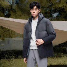 需首购：波司登 90羽绒连帽羽绒外套男 多色