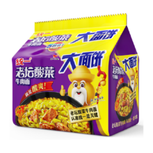88会员：统一 老坛酸菜大面饼方便面150g×5袋