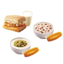 kfc 肯德基 早餐4选1 豆浆油条太阳蛋薯饼选2个组合的