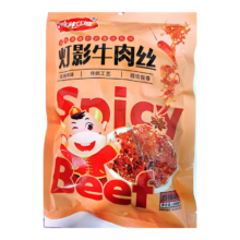 麻辣江湖 灯影牛肉丝香辣味 208g*2件