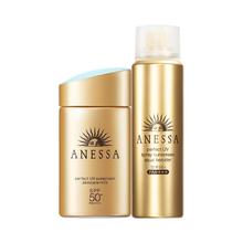 ANESSA 小金瓶防晒乳60ml和60g喷雾套装