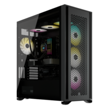 美商海盗船 (USCORSAIR) 7000D Airflow 黑色 钢化玻璃 散热加强 全塔ATX机箱 支持420冷排 45cm显卡