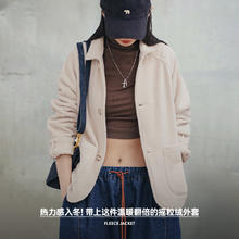 马登 摇粒绒翻领抓绒夹克