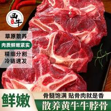 百亿补贴：西牛优选 XI NIU YOU XUAN 牛脖骨新鲜牛肉7.5斤草原散养牛蝎子多肉贴骨肉整切富含脊髓